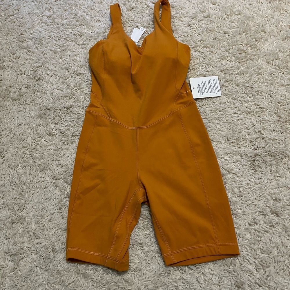 lululemon align bodysuit 8" size 4